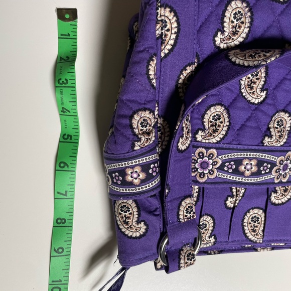 Vera Bradley Purple Paisley Shoulder Bag and Wallet - Picture 9 of 10